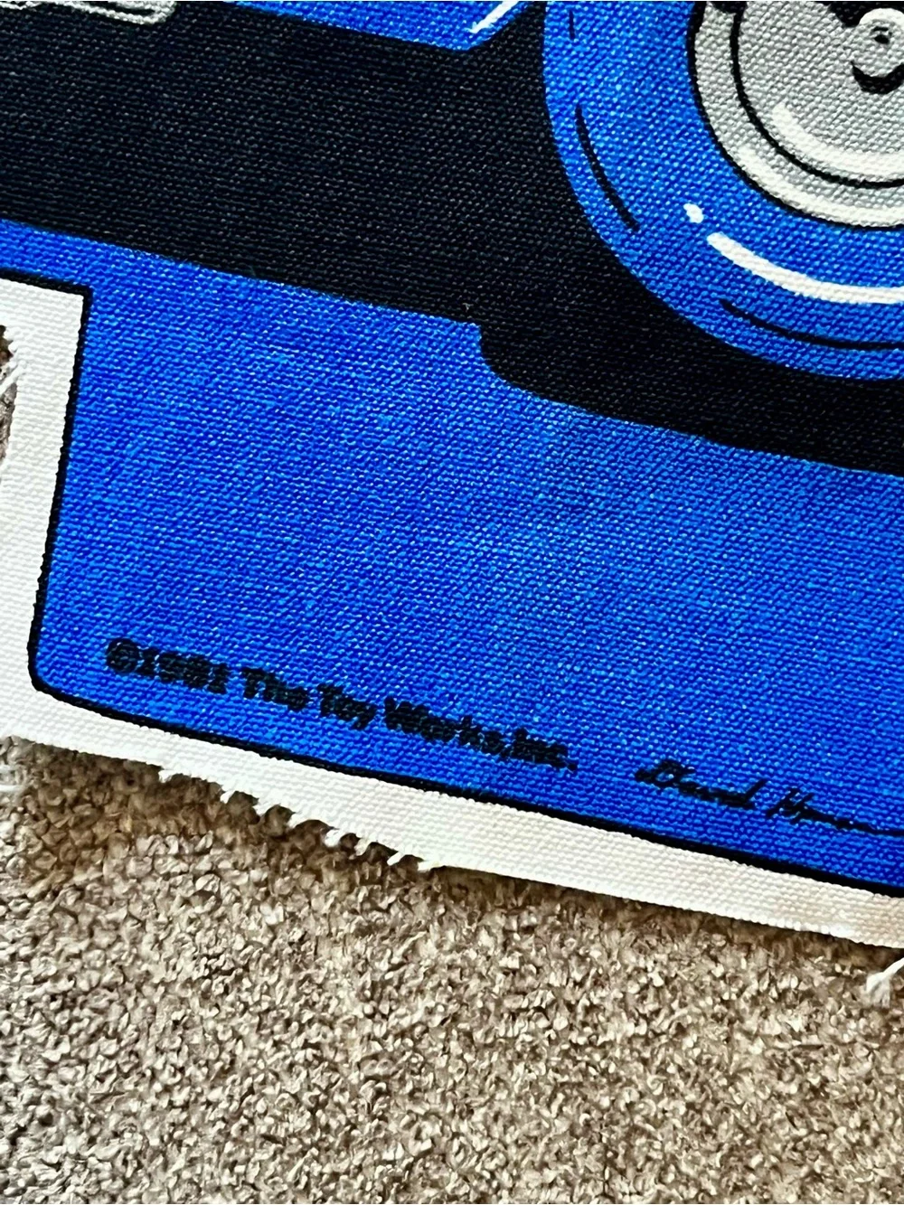 1981 Toy Works Sew-It-Yourself Road Satchel Police Car Fabric Sewing Kit